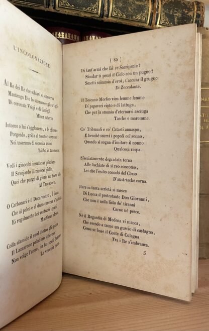 (Giuseppe Giusti) Versi Bastia Tipografia di Fabiani 1845 - immagine 6