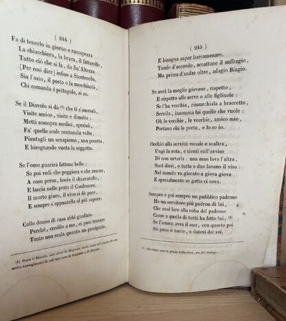 (Giuseppe Giusti) Versi Bastia Tipografia di Fabiani 1845 - immagine 19
