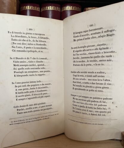 (Giuseppe Giusti) Versi Bastia Tipografia di Fabiani 1845 - immagine 18