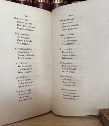 (Giuseppe Giusti) Versi Bastia Tipografia di Fabiani 1845 - immagine 17