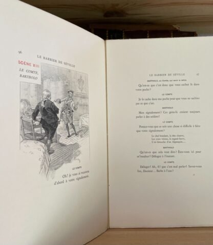 Beaumarchais Le Barbier de Séville 62 compositions Daniel Vierge Pellettan 1903 - immagine 8