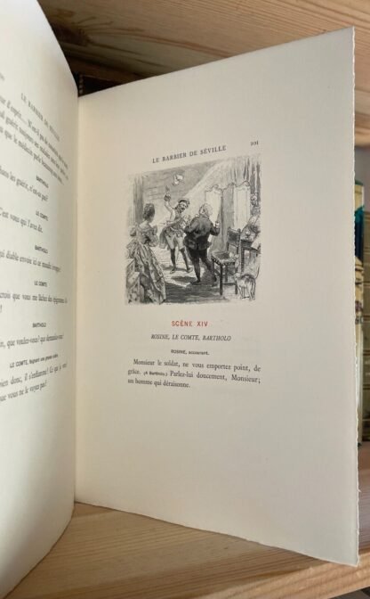 Beaumarchais Le Barbier de Séville 62 compositions Daniel Vierge Pellettan 1903 - immagine 9
