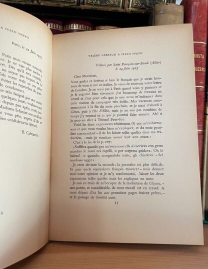 Italo Svevo Corrispondenza Prefazione Montale All'insegna del pesce d'oro 1953 - immagine 7