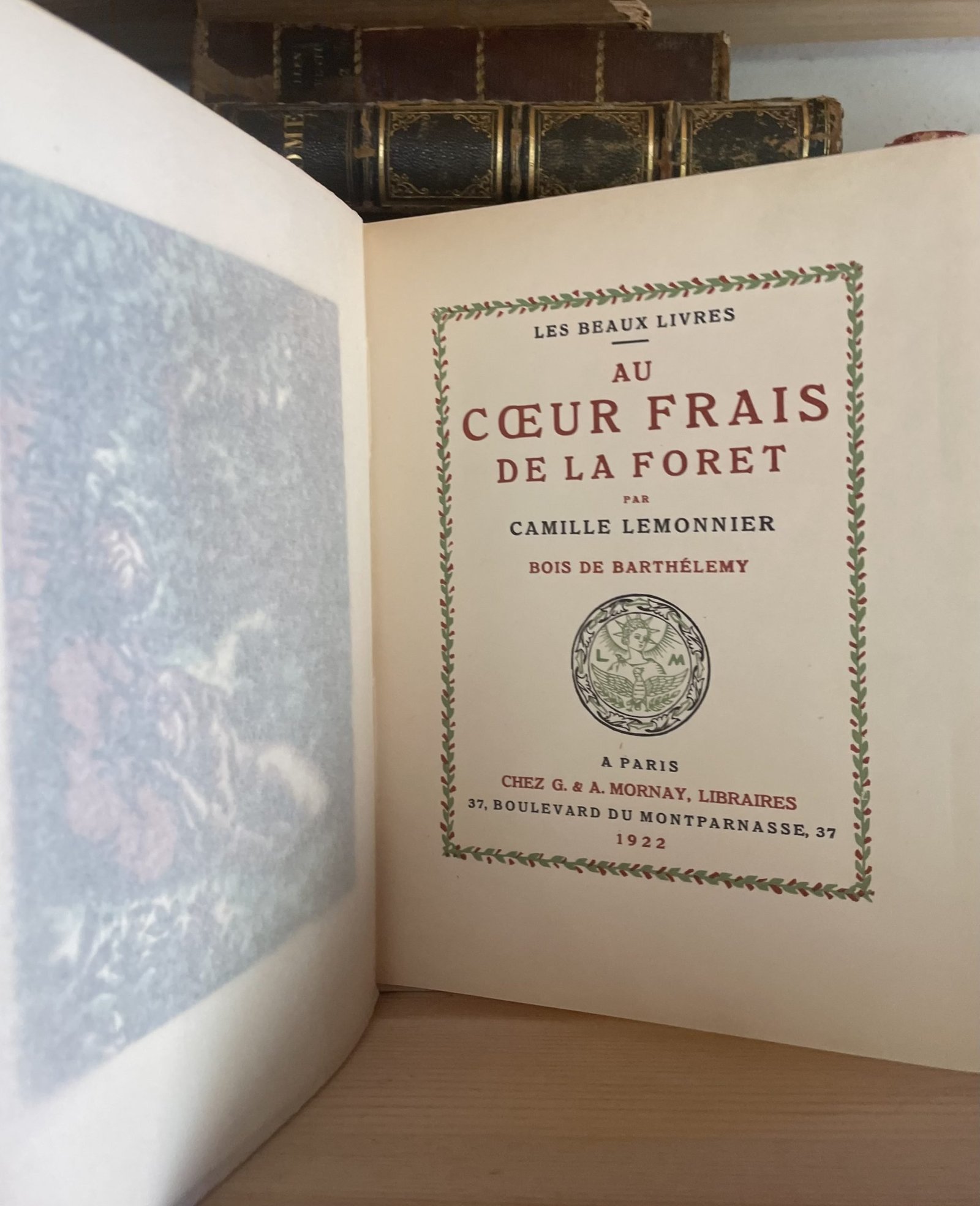 Camille Lemonnier Au coeur frais de la forêt chez Mornay Les Beaux Livres 1922 - immagine 4