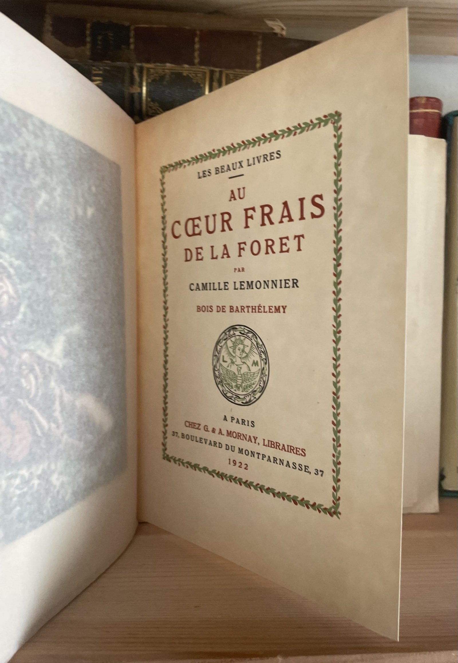 Camille Lemonnier Au coeur frais de la forêt chez Mornay Les Beaux Livres 1922 - immagine 3