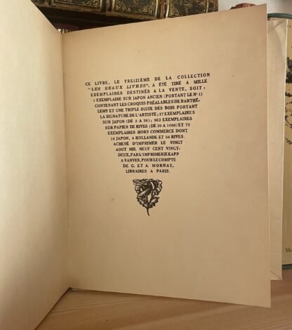Camille Lemonnier Au coeur frais de la forêt chez Mornay Les Beaux Livres 1922 - immagine 10