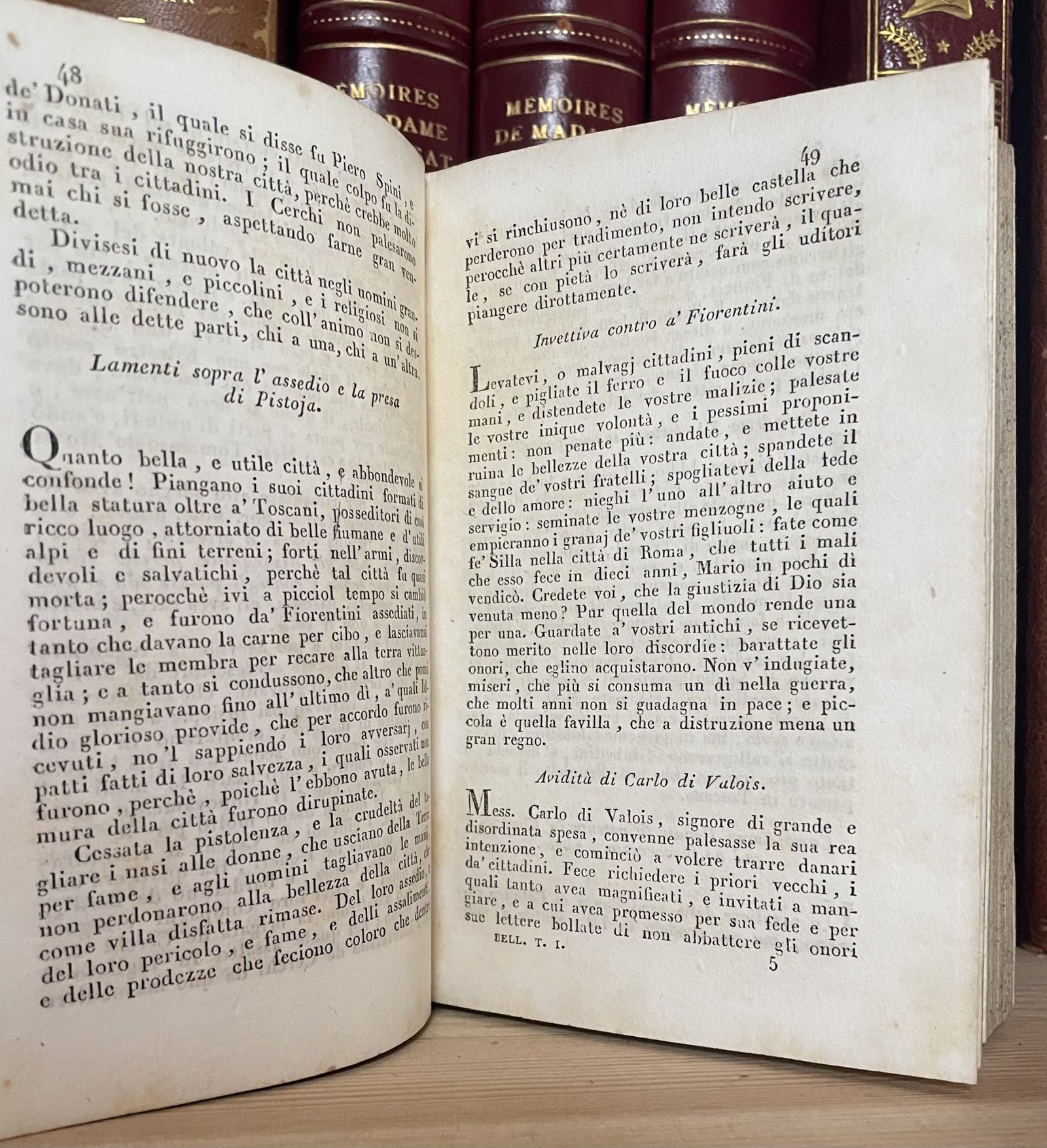 Bellezze della letteratura italiana raccolte Niccolini Bertolotti 1825 - immagine 7