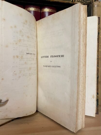 Galluppi Introduzione allo studio della filosofia e lettere filosofiche 1832-37 - immagine 8