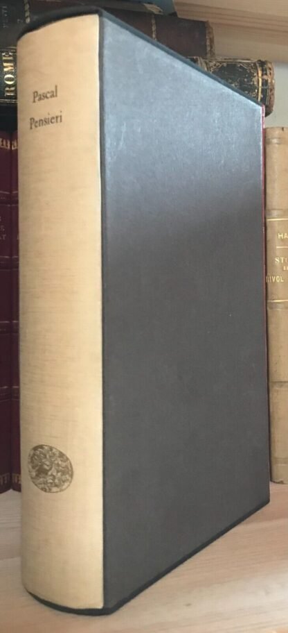 Blaise Pascal Pensieri Einaudi I millenni 1962