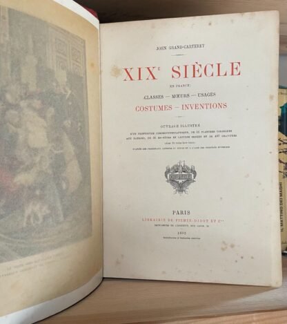Carteret XIX siècle Classes moeurs usages costumes inventions Didot et Cie 1893 - immagine 7