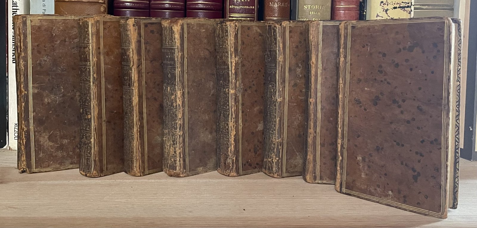 Théatre de Voltaire Augmenté de plusieurs pieces 8 voll. 1782 - immagine 4