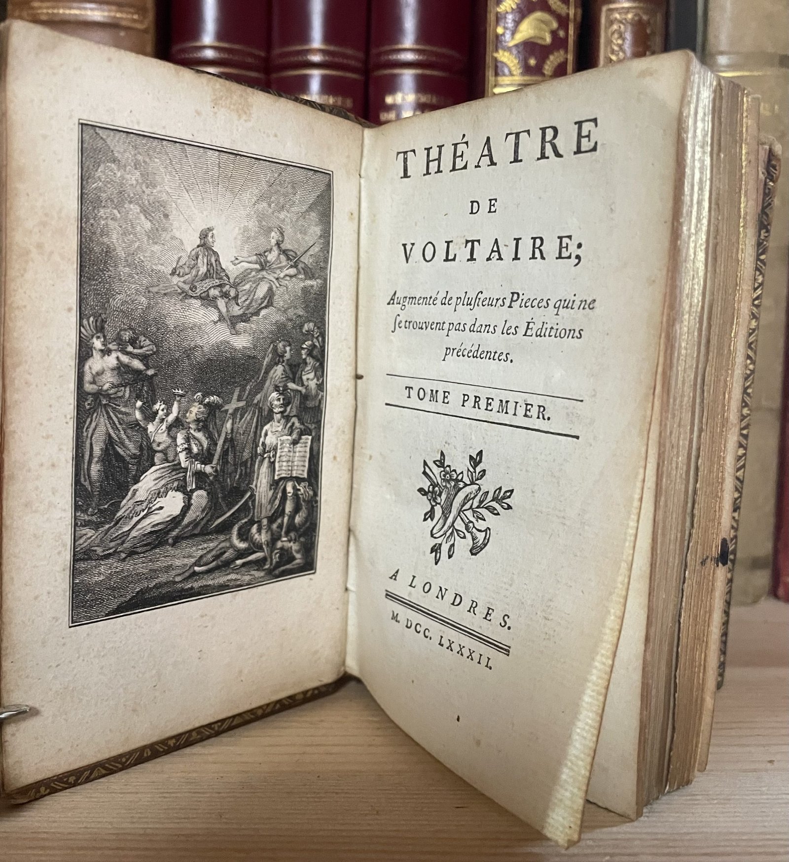 Théatre de Voltaire Augmenté de plusieurs pieces 8 voll. 1782 - immagine 8