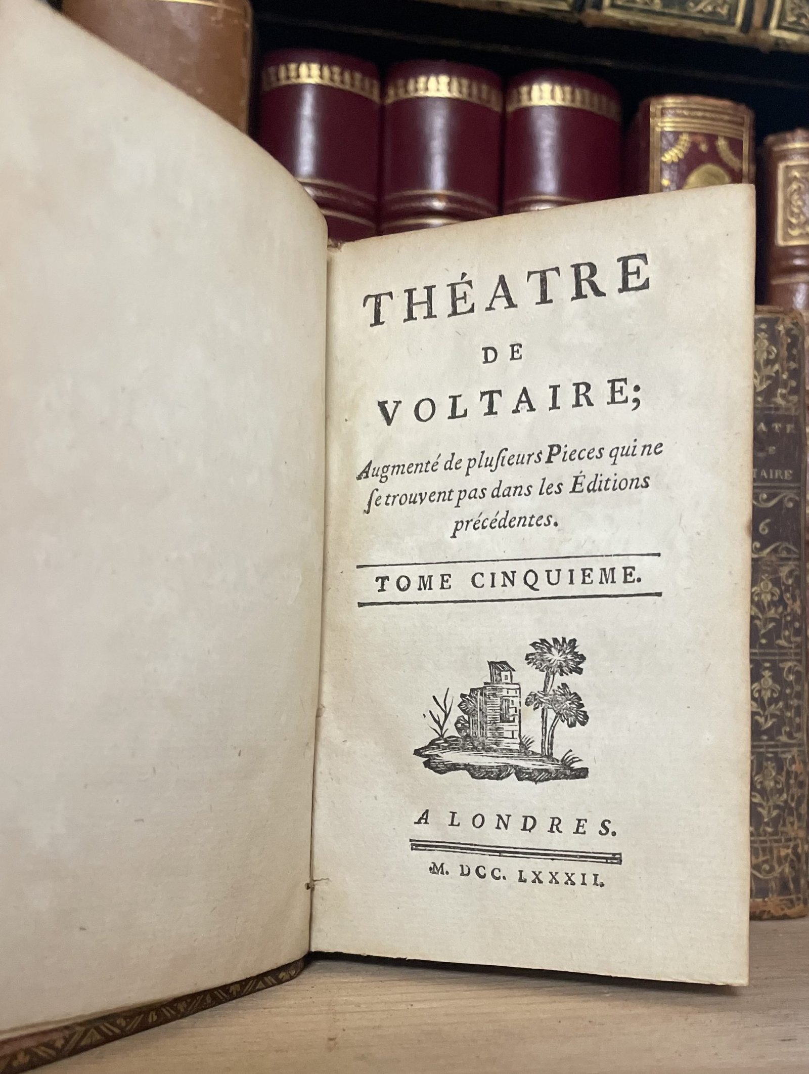 Théatre de Voltaire Augmenté de plusieurs pieces 8 voll. 1782 - immagine 16