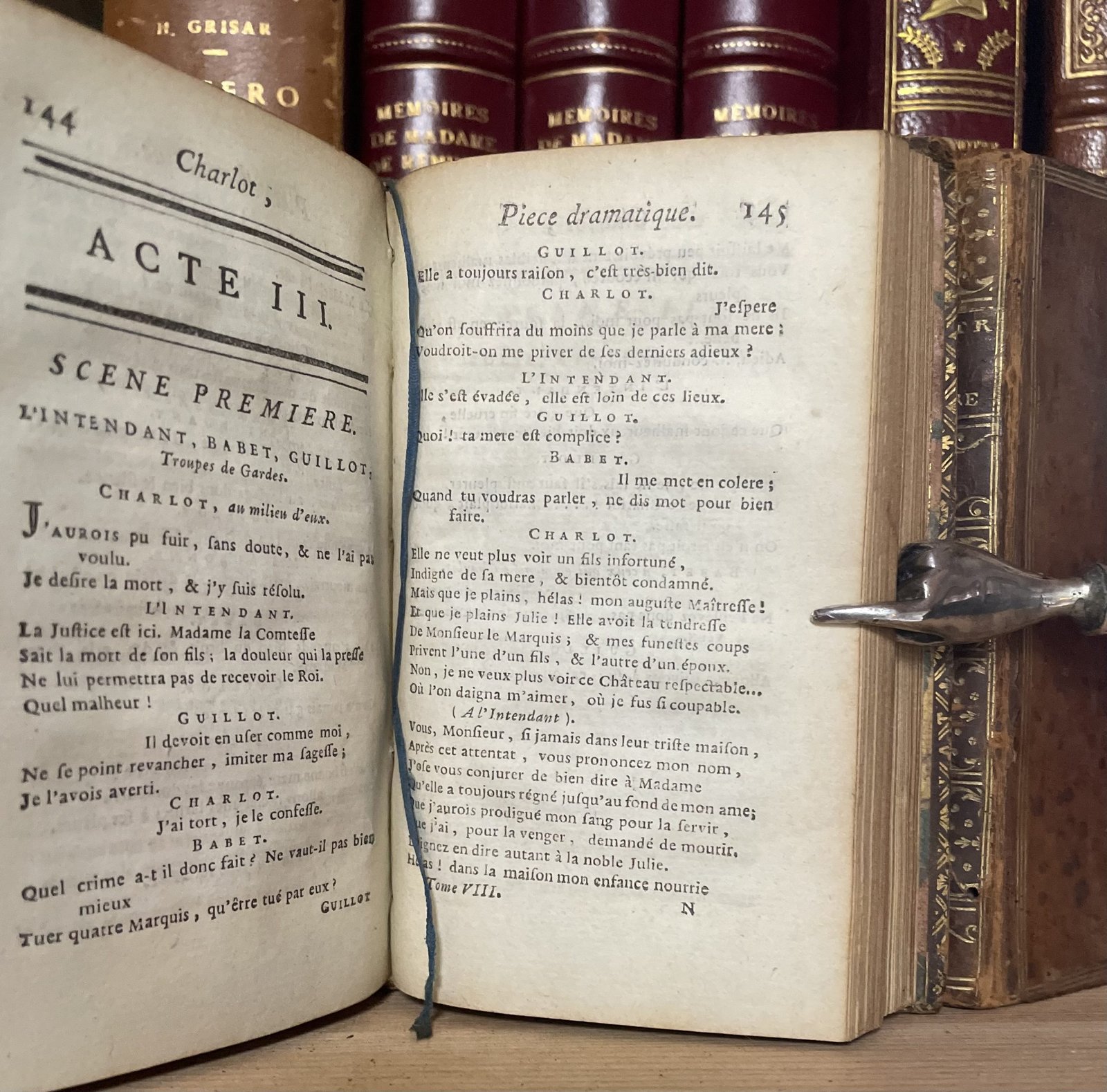 Théatre de Voltaire Augmenté de plusieurs pieces 8 voll. 1782 - immagine 18