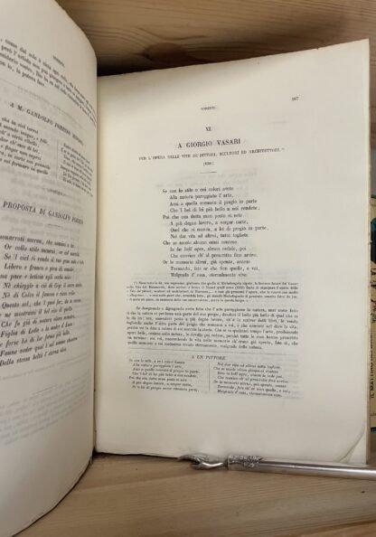 Le rime di Michelangelo Buonarroti Cesare Guasti Le Monnier 1864 - immagine 10