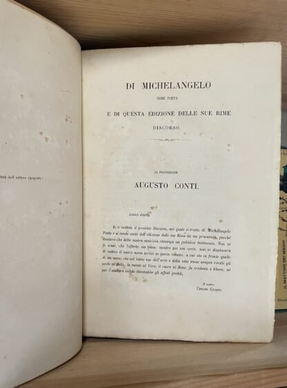 Le rime di Michelangelo Buonarroti Cesare Guasti Le Monnier 1864 - immagine 7