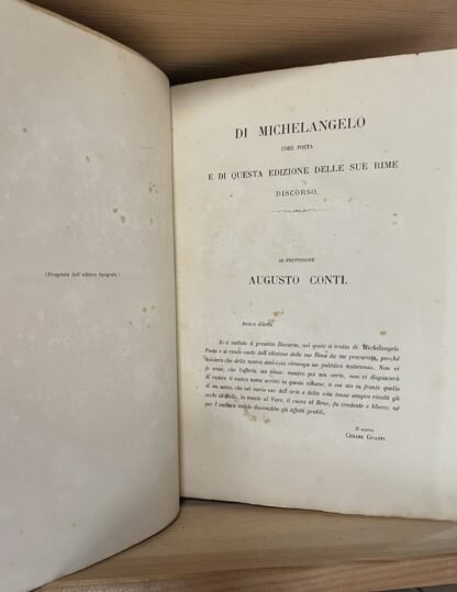 Le rime di Michelangelo Buonarroti Cesare Guasti Le Monnier 1864 - immagine 6