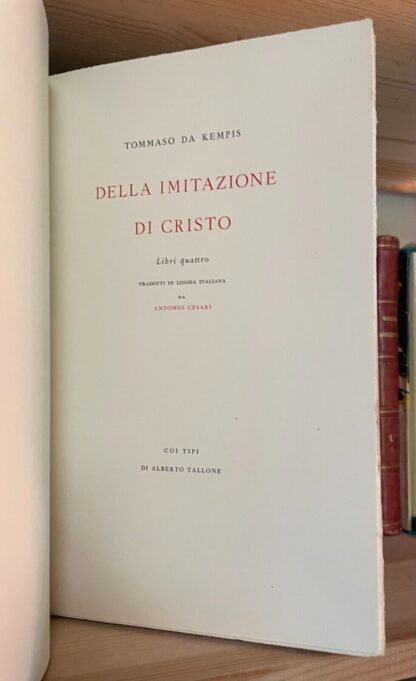Tommaso Da Kempis Della Imitazione di Cristo Libri quattro Tallone 1956 - immagine 9