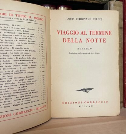 Céline Viaggio al termine della notte Corbaccio 1933 prima edizione italiana - immagine 3