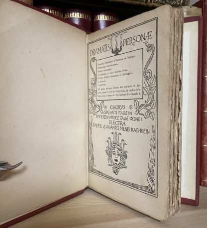 D'Annunzio La fiaccola sotto il moggio prima edizione Treves 1905 quinto migliaio - immagine 6