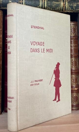 Stendhal Voyages dans le midi Libraire JJ Pauvert 1956
