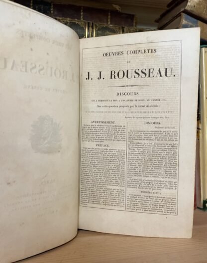 J. J. Rousseau Oeuvres complètes Paris 1826 Verdière Sautelet Dupont - immagine 10