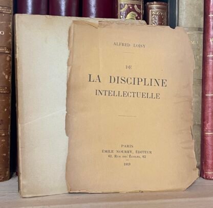 Alfred Loisy La discipline intellectuelle Nourry 1919 - immagine 2