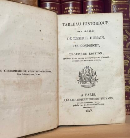 Tableau Historique des progrès de l'esprit humain par Condorcet troisième édition Paris 1823 - immagine 10
