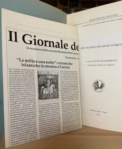 Baldasseroni Arte islamica nei musei fiorentini Tipografia Coppini 1989 - immagine 3