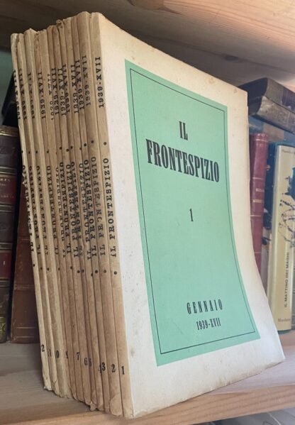 Il Frontespizio annata completa 1939 rivista mensile 12 numeri Vallecchi - immagine 2