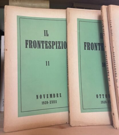Il Frontespizio annata completa 1939 rivista mensile 12 numeri Vallecchi - immagine 8