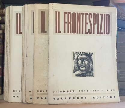 Il Frontespizio annata completa 1940 rivista mensile 11 fascicoli 12 numeri