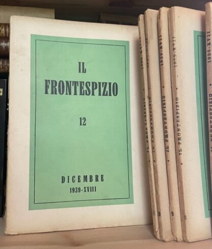 Il Frontespizio annata completa 1939 rivista mensile 12 numeri Vallecchi - immagine 9