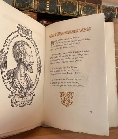 Ronsard Lyrique & amoureux Orné d'images du temps Editions de la Sirène 1922 - immagine 5
