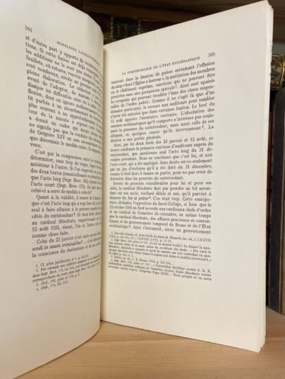Portemer Absolutisme et népotisme La surintendance de l'Etat ecclésiastique 1973 - immagine 4