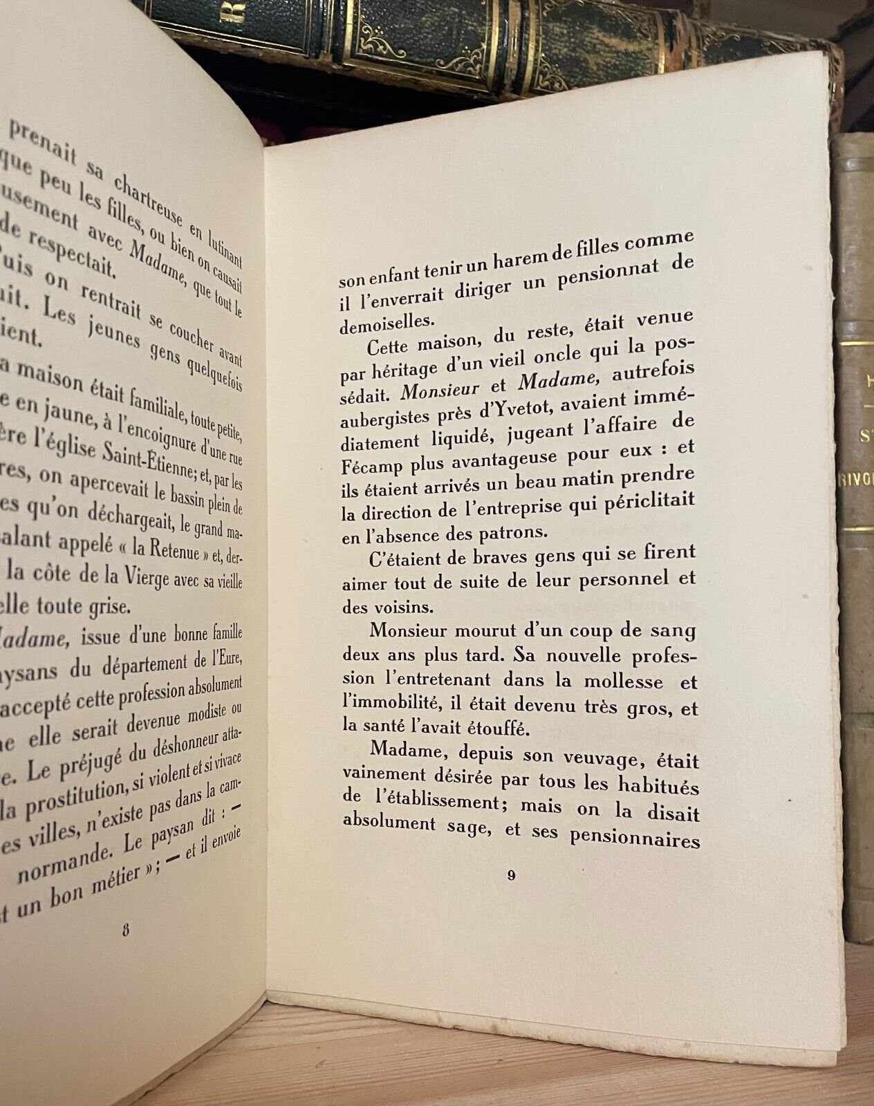 Guy De Maupassant La Maison Tellier Ferroud 1936 illustrations col par Carlègle - immagine 8