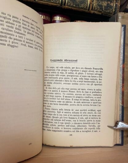 Gabriele D'Annunzio Parabole e Novelle seconda serie Editrice Ferd. Bideri 1916 - immagine 7