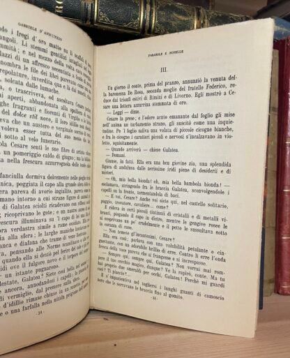 Gabriele D'Annunzio Parabole e Novelle seconda serie Editrice Ferd. Bideri 1916 - immagine 9