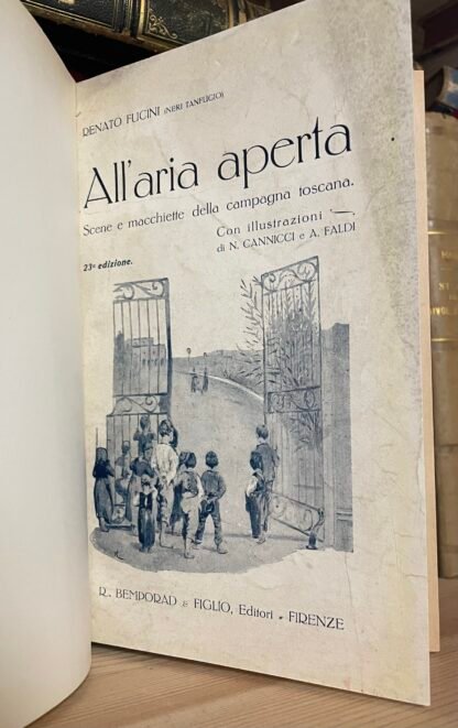 Renato Fucini all'aria aperta Bemporad 1925 - immagine 3
