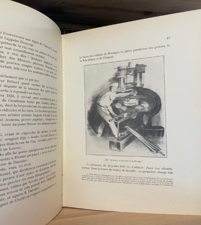 Daumier Peintre et Lithographe par Raymond Escholier Paris H. Floury 1923 - immagine 9