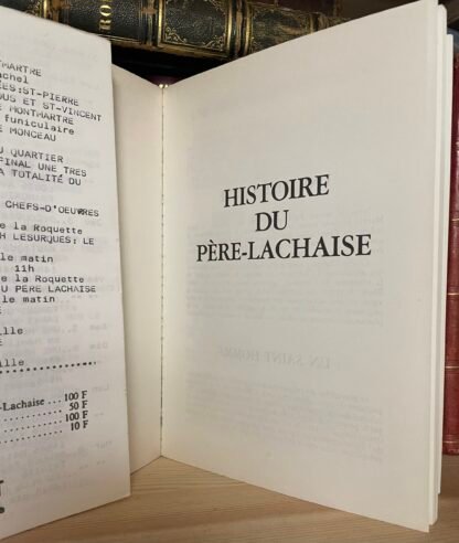 Vincent de Langlade Histoire du Père-Lachèse Editions Vermet 1988 Multilingue - immagine 3