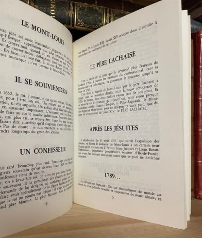 Vincent de Langlade Histoire du Père-Lachèse Editions Vermet 1988 Multilingue - immagine 5