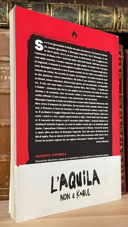Giuseppe Caporale L'Aquila non è Kabul cronaca di una tragedia Castelvecchi 2009 - immagine 2