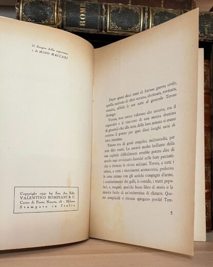 Alberto Moravia La Mascherata Bompiani prima edizione 1941 - immagine 10