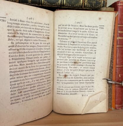 Vie de Catherine II Impératrice de Russie Buisson 1797 Tomi I e II - immagine 17