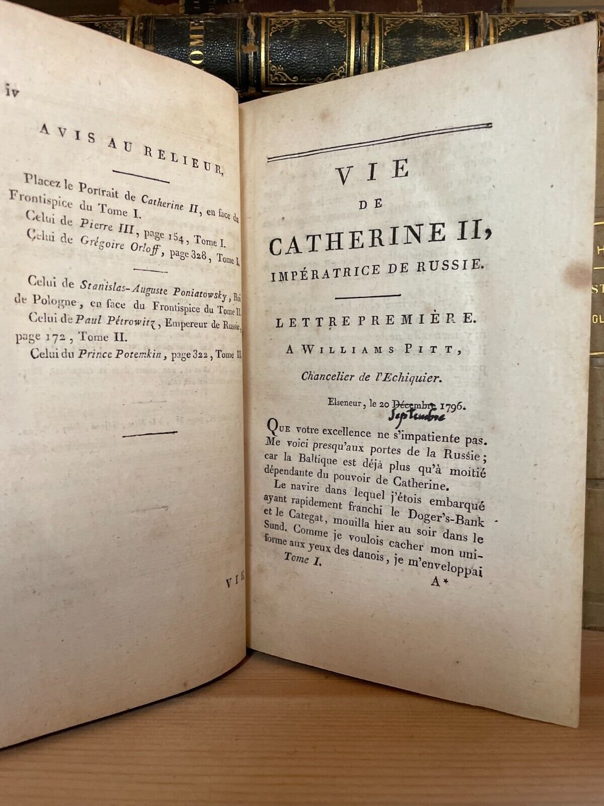 Vie de Catherine II Impératrice de Russie Buisson 1797 Tomi I e II - immagine 8