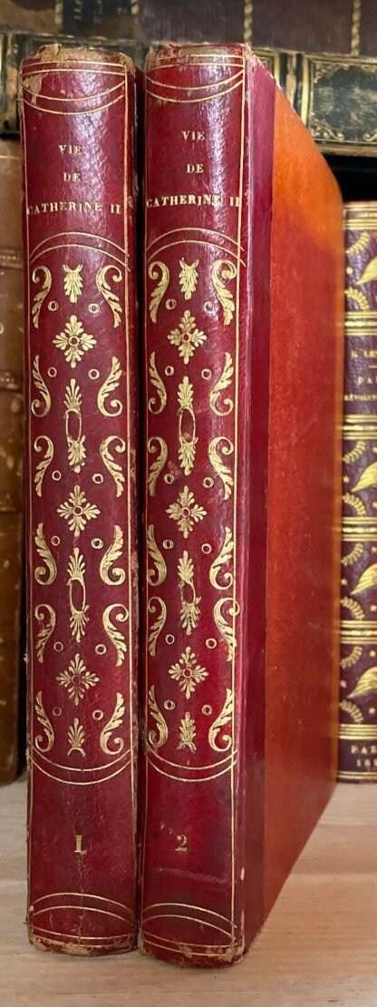 Vie de Catherine II Impératrice de Russie Buisson 1797 Tomi I e II
