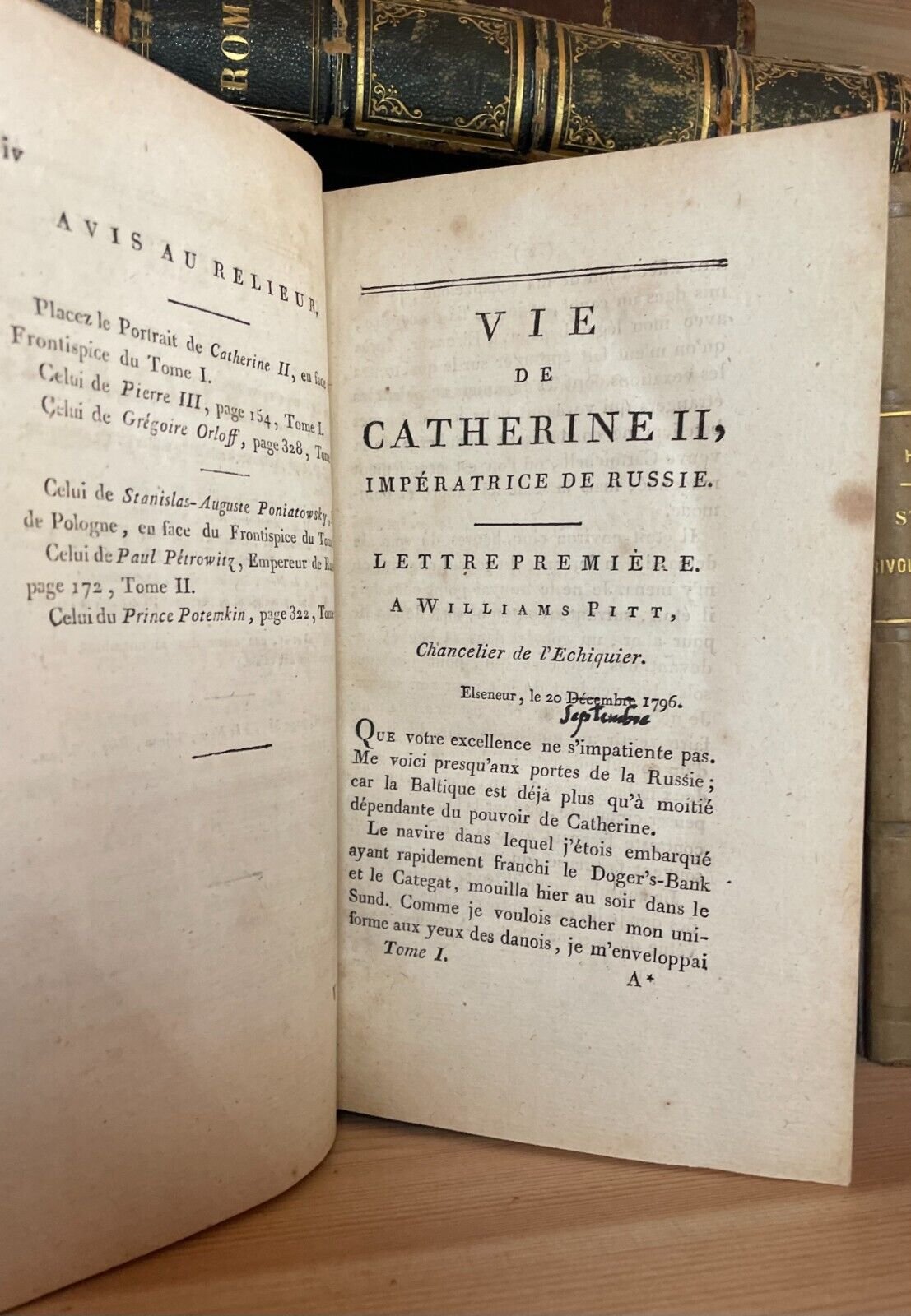 Vie de Catherine II Impératrice de Russie Buisson 1797 Tomi I e II - immagine 13