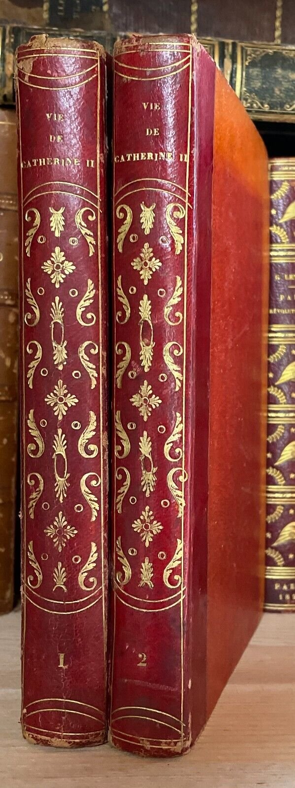 Vie de Catherine II Impératrice de Russie Buisson 1797 Tomi I e II