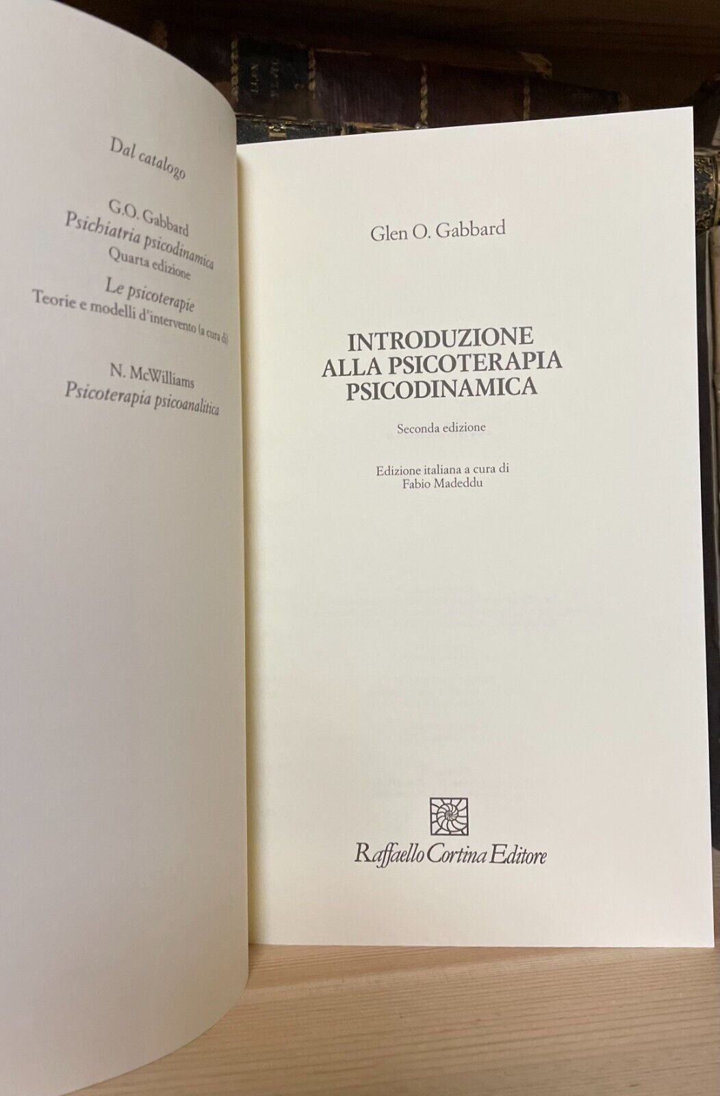 Gabbard Introduzione alla psicoterapia psicodinamica con DVD Raffaello Cortina - immagine 4